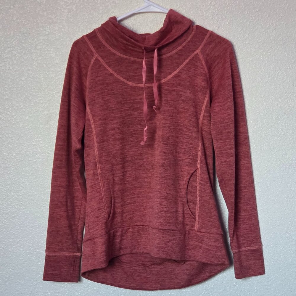 KUHL Lea Funnel Neck Pullover Sweater Active Wear Coral Colored Size Medium